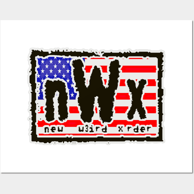 W3IRD GVNG ''NWX'' (AMERIKA) Wall Art by KVLI3N